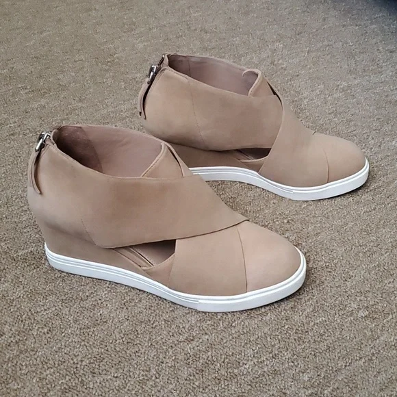 Paolo Shoes Linea Paolo Wedge Sneaker Tan 65m Poshmark